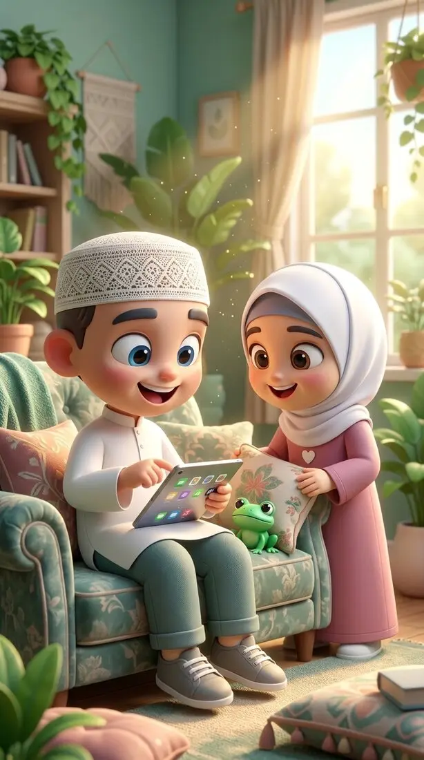 مشهد من قصص مصنع العباقرة